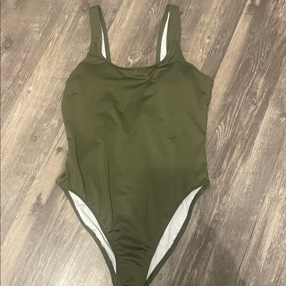 Victoria's Secret Olive Green One Piece Swimsuit